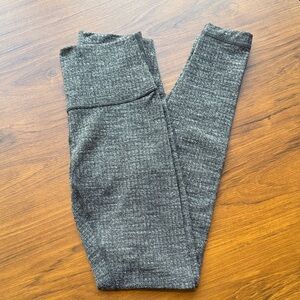 Lululemon gray high-waisted full length leggings